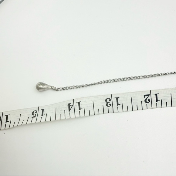 Vintage Clear Crystal Rhinestone Dainty Dangles Necklace Earrings Sets - Picture 7 of 11